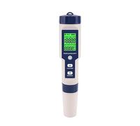 YFDGD Medidor Agua 5 En 1 TDS/EC/PH/salinidad/medidor De Temperatura Monitor Calidad del Agua Digital Probador For Piscinas, Potable, Acuarios Multiusos Preciso Fácil(PH EC TDS Salt Temp)