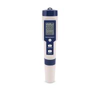 YFDGD Medidor Agua Medidor De Temperatura Salinidad TDS EC PH 5 En 1, Monitor Calidad del Agua Digital, Probador For Piscinas SPA, Acuarios Multiusos Preciso Fácil(EZ-9909)