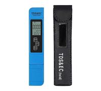 YFDGD Medidor Agua Medidor Digital De PH/TDS/EC, Bolígrafo Termómetro, Filtro PPM Pureza Agua, Hidropónico For Monitor Piscina Acuario Multiusos Preciso Fácil(EC Meter Blue)