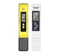 YFDGD Medidor Agua Medidor Digital De PH/TDS/EC, Bolígrafo Termómetro, Filtro PPM Pureza Agua, Hidropónico For Monitor Piscina Acuario Multiusos Preciso Fácil(Ph EC Meter White)