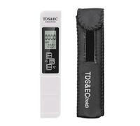 YFDGD Medidor Agua Probador De PH 3 En 1, Medidor Agua TDS EC, Temperatura Digital LCD, Pluma Prueba, Monitor Calidad del Pureza Multiusos Preciso Fácil(White Original)