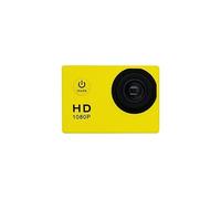 YFDGD Mini cámara de acción Pantalla 2 Pulgadas Cámara grabación Video Impermeable subacuática Deportiva Fácilmente Momentos Impresionantes Claridad(Yellow)