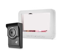 YFDGD Timbre De Video Inteligente Cámara Intercomunicador Visual Visión Nocturna Bidireccional Videoportero Teléfono Llamada Telefónica Pantalla Clara Protección Todo Tipo Clima(V70MLB-1V1)