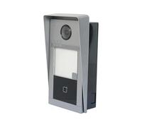 YFDGD Timbre IP De Montaje En Superficie, Control 2 Cerraduras, Teléfono Puerta WiFi, Videoportero, Desbloqueo Tarjeta IC Pantalla Clara Protección Todo Tipo Clima