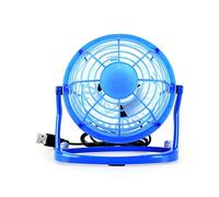 YFDGD Ventilador Portátil Ventilador USB de escritorio portátil de moda de verano DC 5V Mini ventiladores refrigeradores ventilador giratorio de 180 grados for ordenador PC(Blue)