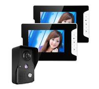 YFDGD Videoportero de 7 pulgadas con 1200TVL resistente a la intemperie IP65 con pantalla transparente para todo tipo de climas (SY813MKB12)