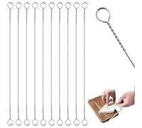 YFelomatric 10 paquetes de alambre para cortar queso de 14,5 cm, cables de repuesto para cortadores de queso de acero inoxidable, alambre cortador de mantequilla, alambre de corte de queso de acero