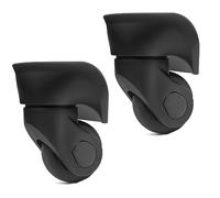 Yfenglhiry 1 par de piezas de repuesto para maleta, caja de equipaje giratoria de 360 grados, kit de reparación de maletero resistente, 1