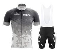 YFFS Ciclismo Hombre, Ropa Ciclismo Hombre, Ropa Culote Conjunto Traje Culotte Deportivo Con 9D Almohadilla De Gel Para Bicicleta MTB Ciclista Bici (Grey2,L)