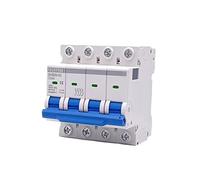 YFHGULBTK Mini disyuntor de Carril DIN, 4 Polos, 400V ~, interruptores Aire domésticos, Caja distribución, Equipo mecánico, protección del Motor, MCB 72mm(63A)