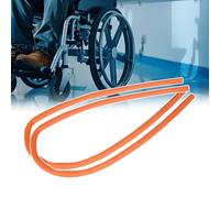 YFMMWEL Fundas para Llantas De Silla De Ruedas, Funda Deportiva para Rueda Trasera, Funda De Silicona para Empujar con La Mano,Orange