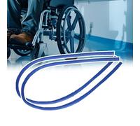 YFMMWEL Fundas para Llantas De Silla De Ruedas, Funda Deportiva para Rueda Trasera, Funda De Silicona para Empujar con La Mano,Blue
