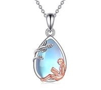 YFN Regalo para amantes de la lectura, collar de plata de ley, joyería de lectura para mujeres y niñas, regalos para el personal del club de lectura, bibliotecario, gusano de biblioteca