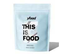 yfood Bebida Crazy Coconut - 12 comidas de 400 kcal en polvo - 26 g de proteínas, vitaminas y minerales - Sabor: coco