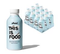 yfood coconut | batido sustitutivo | THIS IS FOOD drink | 34g de proteínas, 26 vitaminas y minerals (12 x 500 ml)