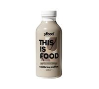 yfood Cold Brew Coffee - Batido Sustitutivo de Comida, Bebida Proteica Lista para Beber, 30 g de Proteína, 26 Vitaminas y Minerales, Sin Lactosa y Sin Gluten, 500ml