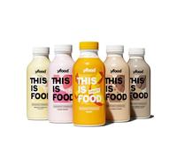 yfood pack de degustación | sustituto de comida | 34 g de proteínas, 26 vitaminas y minerales | pack con 5 diferentes sabores (5x 500 ml)