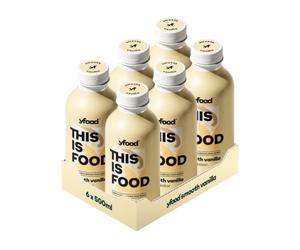 yfood Smooth Vanilla - Batido Sustitutivo de Comida, Bebida Proteica Lista para Beber, 30 g de Proteína, 26 Vitaminas y Minerales, Sin Lactosa y Sin Gluten, 6x500ml