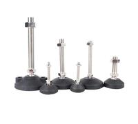 YFOZD Muebles articulados Regulables con Junta Universal, pies niveladores, Base giratoria, pies de Torno articulados. Pies niveladores for mesas y sillas.(D40XM10X100)