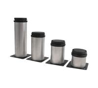 YFOZD Patas Ajustables for Muebles, Acero Inoxidable for Muebles, mesas, sofá Cama de 50 mm a 300 mm(120mm)