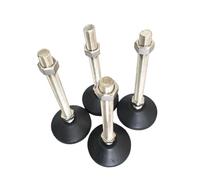 YFOZD Pie de nivelación Universal for Muebles, Base Ajustable con Junta Universal, Soporte for Juntas de Casco, Tornillo de máquina de Copa de 40/50 mm(M8X100,2 Pc- D40)