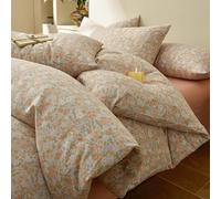 YFPZHZ Funda EdredóN Reversible Funda De NóRdica De AlgodóN Suave Individual Matrimonio, con Cierre De Cremallera, Mejora El SueñO, para HabitacióN De Invitados Uso Diario(220x240cm,E)