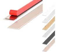 YFQYRB Barra De Conexión De Brecha Plana 90cm Para Laminado, Banda De Umbral De Aluminio, Tira Divisoria De Piso Autoadhesiva 90x6cm(Rose Gold,W 50mm/2in)