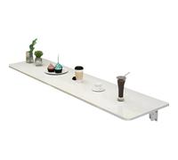 YFQYRB Mesas De Comedor Plegables De Pared Pequeño Mesa De Trabajo Flotante Escritorio De Ordenador Invisible Mesa De Barra De Desayuno(60x20cm/24x8in)