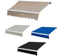 YFQYRB Parte Superior Dosel Lona Recambio para Patio, Tela De Repuesto para Toldo De Terraza Retráctil, Toldo De Lona para Balcón 2.5x2m 3x2m 4x2m(Camel,4x2.5m/13x8.2ft)