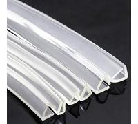 YFQYRB Protector De Cantos PVC Protector De Esquinas De Seguridad Perfil En U Anticolisión Tira 300cm Transparente Protectores para Bordes(4-5mm)