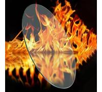 YFQYRB Superficie Redonda De Mesa para Mesas De Café, Tablero De Mesas De Comedor De Cristal Templado 500 600 700 800 900mm, Tablero Trasnparente para Cocina(50cm/19.6in)