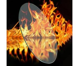 YFQYRB Superficie Redonda De Mesa para Mesas De Café, Tablero De Mesas De Comedor De Cristal Templado 500 600 700 800 900mm, Tablero Trasnparente para Cocina(90cm/35.4in)