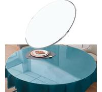 YFQYRB Tablero De Mesa De Cristal, Superficie Redonda De Mesas De Comedor para Salón Cocina, Tablero Transparente De Repuesto 400 500 600 700 800 900mm(90cm/35.4in)