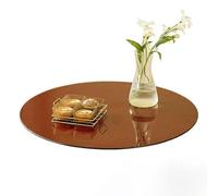 YFQYRB Tablero De Mesas De Comedor, Superficie De Mesa De Cristal Templado Espesor 8mm, Tablero De Repuesto Redondo 38 40 50 60 70 80 90cm(45cm/17.7in)