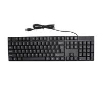 YFSAN K1800 Minority Language Keyboard 104 Teclas, lenguaje minoritario, diseño ergonómico de 4.2 pies ESB TEQUISO Cable (English)