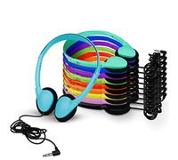 YFSFQS Paquete de 100 auriculares de aula a granel para estudiantes, niños y escuelas