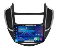 YFYANFEI Android 15 Dubbel DIN Autoradio voor Chevrolet Trax 2014-2016, Draadloze Carplay Android Auto Bluetooth GPS Navi WiFi FM RDS Achteruitrijcamera,8 Core 4G+WiFi 8G+128G