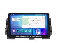 YFYANFEI Android 15 Dubbel DIN Autoradio voor Nissan Kicks 2017-2019, Draadloze Carplay Android Auto Bluetooth GPS Navi WiFi FM RDS Achteruitrijcamera,8 Core 4G+WiFi 4G+64G