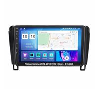 YFYANFEI Android 15 Dubbel DIN Autoradio voor Nissan Serena 2010-2016 RHD, Draadloze Carplay Android Auto Bluetooth GPS Navi WiFi FM RDS Achteruitrijcamera,8 Core 4G+WiFi 4G+64G