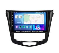 YFYANFEI Android 15 Dubbel DIN Autoradio voor Nissan X-Trail 2013-2021, Draadloze Carplay Android Auto Bluetooth GPS Navi WiFi FM RDS Achteruitrijcamera,8 Core 4G+WiFi 12G+256G