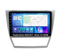 YFYANFEI Android 15 Dubbel DIN Autoradio voor Toyota Camry 2006-2011, Draadloze Carplay Android Auto Bluetooth GPS Navi WiFi FM RDS Achteruitrijcamera,8 Core 4G+WiFi 8G+128G