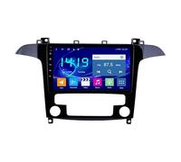 YFYANFEI Car Play Radio con Pantalla Pantalla Táctil De 9" para Ford S-MAX s MAX 2007-2008 con CarPlay Y Android Auto Inalámbricos con Mirror Link, Bluetooth, GPS, Navegación,8 Core 4G+WiFi 2G+32G