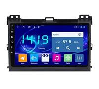 YFYANFEI Car Play Radio con Pantalla Pantalla Táctil De 9" para Toyota Land Cruiser Prado 120 2004-2009 con CarPlay Y Android Auto Inalámbricos con Mirror Link, Bluetooth, GPS, Navegación