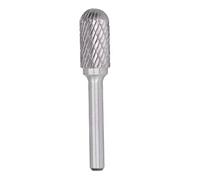 YG8 Carbide Burr Double Slot 6mm Shank | Heat Treated for 8X HSS Tool Life | High Smoothness Die Grinder Bit for Metal/Wood/Jewelry | 12mm Diameter, 25mm Working Length