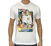 YGAMIJIXG ASWF True Lies Shirt Cameron Movie Poster Men White t-Shirt Size S to