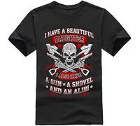 YGAMIJIXG I Have Two Beautiful Daughters T Shirt