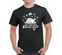 YGAMIJIXG Save The Neck for Me Clark Mens T Shirt Funny Christmas Movie Vacation