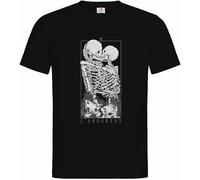 YGAMIJIXG Unisex T-Shirt-The Lovers, Death Tarot, Happy Valentines Day Black M Men's Men T-Shirt