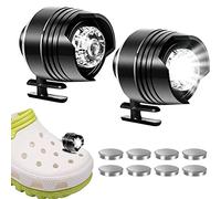 Ygapuzi delanteros para zapatos de cocodrilo, ligeros, impermeables, para zapatos, luces que brillan durante 72 horas en la oscuridad, los rellenos más lindos para cocodrilos (Aleación de aluminio)