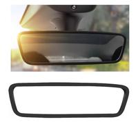 Ygapuzi Espejo retrovisor marco protector, Silicona Auto Interior Espejo Retrovisor Cubierta Ribete Protector Cubierta Compatible con el Modelo 3 Modelo Y, Accesorios de coche lindo (Negro)